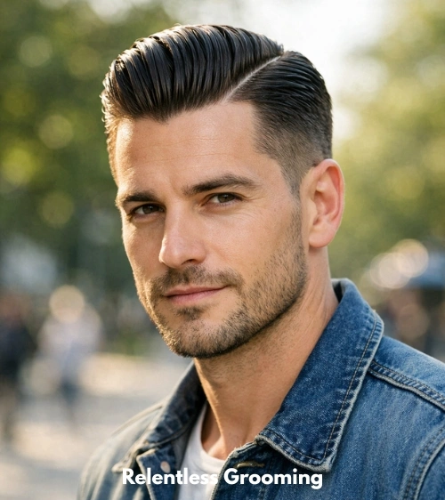 Slick Back with Razor Part